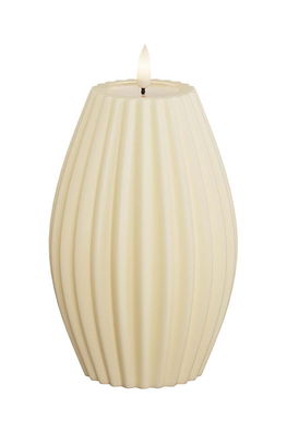 Deluxe Homeart Lumânare Led 10 X 15 Cm Bej