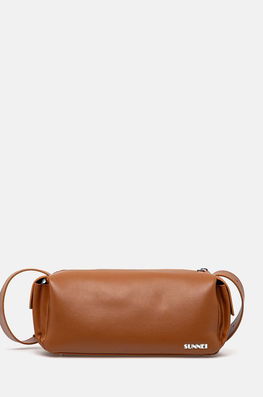 Sunnei Poseta De Piele Culoarea Maro, MACCWBAG002