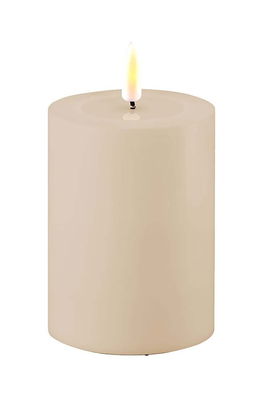 Deluxe Homeart Lumânare Led 7,5 X 10 Cm Bej