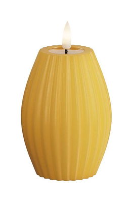 Deluxe Homeart Lumânare Led 7,5 X 10 Cm Galben
