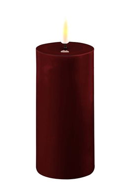 Deluxe Homeart Lumânare Led 5 X 10 Cm Burgundia
