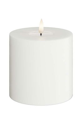 Deluxe Homeart Lumânare Led 10 X 10 Cm Alb