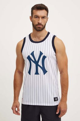 47 Brand Tricou New York Yankees Barbati, Culoarea Alb, B17PMMUHP591814WW