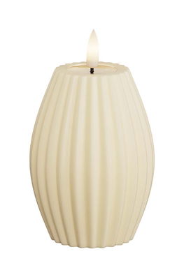 Deluxe Homeart Lumânare Led 7,5 X 10 Cm Bej