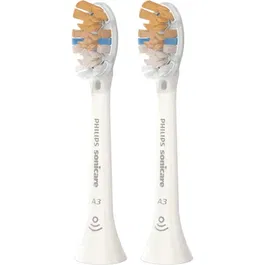 Rezerve Philips Sonicare A3 Premium All in One HX9092/10, pachet de 2 capete de periere standard, sincronizarea modurilor BrushSync, alb