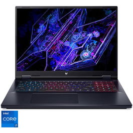 Laptop Gaming Acer Predator Helios Neo 18 PHN18-71-7132 cu procesor Intel® Core™ i7-14650HX pana la 5.2 GHz, 18, WUXGA, IPS, 165Hz, 16GB DDR5, 512GB SSD, NVIDIA® GeForce RTX™ 4060 8GB GDDR6, No OS, Abyssal Black
