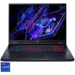 Laptop Gaming Acer Predator Helios Neo 18 PHN18-71-92AC cu procesor Intel® Core™ i9-14900HX pana la 5.8 GHz, 18, WUXGA, IPS, 165Hz, 32GB DDR5, 1TB SSD, NVIDIA® GeForce RTX™ 4060 8GB GDDR6, No OS, Abyssal Black
