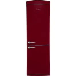 Combina frigorifica Fram FC-VRR341BDE++, 340 l, Less Frost, Clasa E, Iluminare LED, Control mecanic, H 186 cm, Burgundi