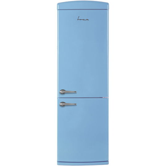 Combina frigorifica Fram FC-VRR341BLE++, 340 l, Less Frost, Clasa E, Iluminare LED, Control mecanic, H 186 cm, Albastru