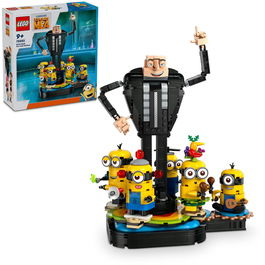 LEGO® Minions - Despicable Me - Gru si minionii din caramizi 75582, 839 piese