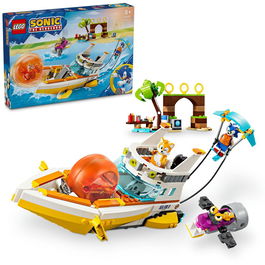 LEGO® Sonic - Barca de aventuri a lui Tails 76997, 393 piese