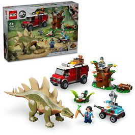 LEGO® Jurassic World - Misiunea „Dinozaur”: Descoperirea unui Stegosaurus 76965, 420 piese