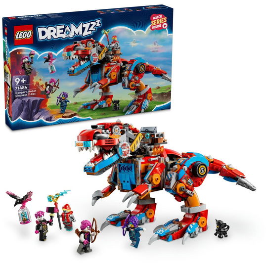 LEGO® DREAMZzz - Dinozaurul robot C-Rex al lui Cooper 71484, 917 piese