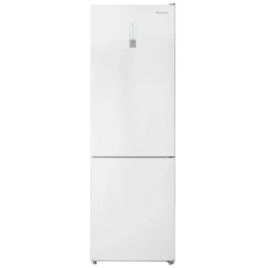 Combina frigorifica Daewoo RN-320DNFW, 310 litri, Total No Frost, clasa F, H 188 cm, usi reversibile, iluminare LED, picioare reglabile, alba