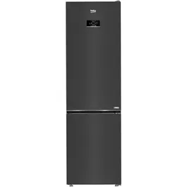 Combina frigorifica Beko B3RCNA404HXBR1, 355 l, No Frost, Clasa E, HarvestFresh, AeroFlow, H 203.5 cm, Dark inox