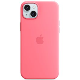 Husa de protectie Apple Silicone Case with MagSafe pentru iPhone 15 Plus, Pink