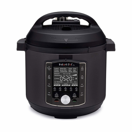 Multicooker Instant Pot Pro 8, 11 programe, 28 presetari, Vas interior din inox, Capacitate 8 L, 1200 W, Negru