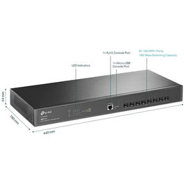Switch TP-LINK 10Gigabit TL-SX3008F