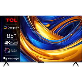 Televizor LED TCL 85P655, 214 cm, Smart Gloogle TV, 4k Ultra HD, Clasa F (Model 2024)