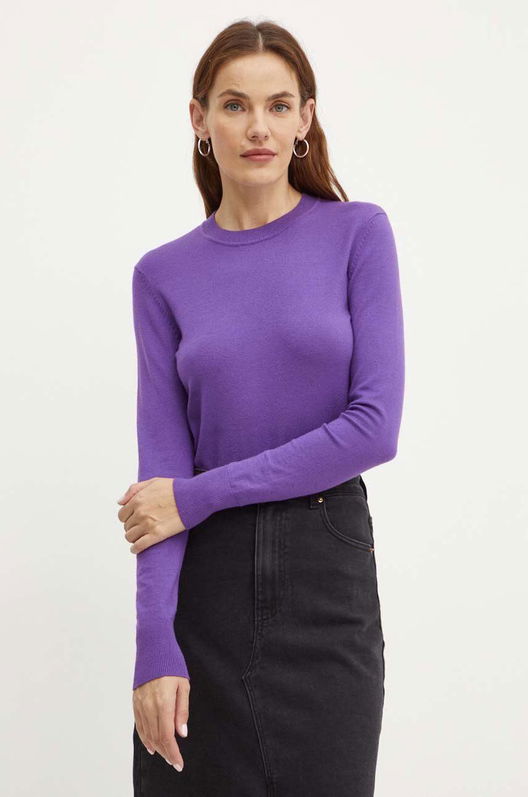 Silvian Heach Pulover SCAPIN Femei, Culoarea Violet, Light, GPA24066MA