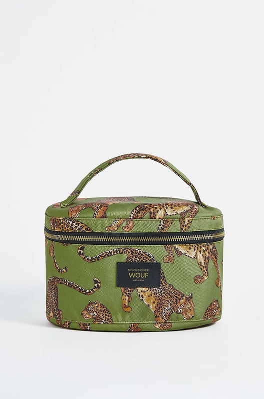 WOUF Portfard Olive Leopard Multicolor