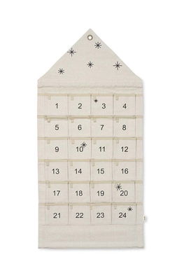Ferm LIVING Calendar De Advent Pentru Copii Star Christmas Calendar Bej