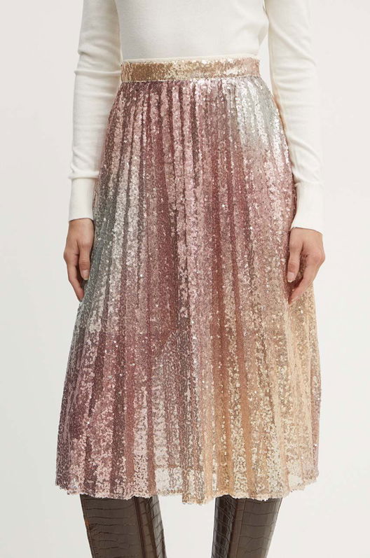 Silvian Heach Fusta TODEN Midi, Evazati, GPA24232GO Multicolor