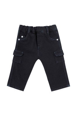 Tartine Et Chocolat Pantaloni Copii Culoarea Albastru Marin, Neted, TZ22031 Bleumarin