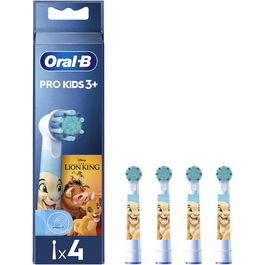 Rezerve periuta de dinti electrica pentru copii Oral-B Pro Kids Lion King, 4 buc