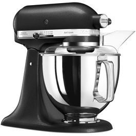 Mixer cu bol KitchenAid Artisan 5KSM175PSEBK, 300W, 4.8L, Cast Iron Black