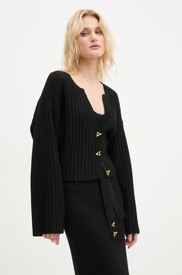 AERON Pulover Femei, Culoarea Negru, Călduros, CRPU204442