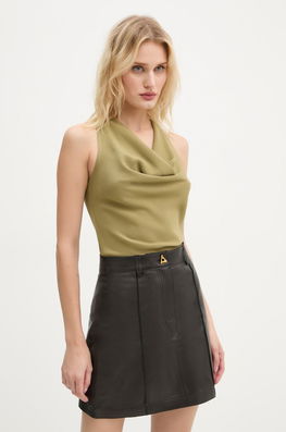 AERON Bluza Femei, Culoarea Verde, Neted, PFTO532513
