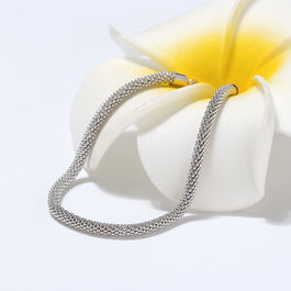 Bratara argint, bratari argint barbati, bratari argint femei, bratara argint unisex, barbati/femei, argint 925 rodiat, bratara groasa, cuban link, argintiu, 3,17 gr