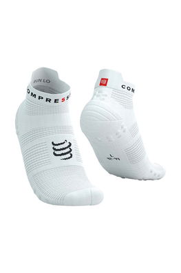 Compressport Sosete Pro Racing Socks V4.0 Run Low XU00047B Alb
