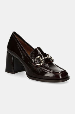 Billi Bi Pantofi De Piele Culoarea Maro, Cu Toc Drept, A7211