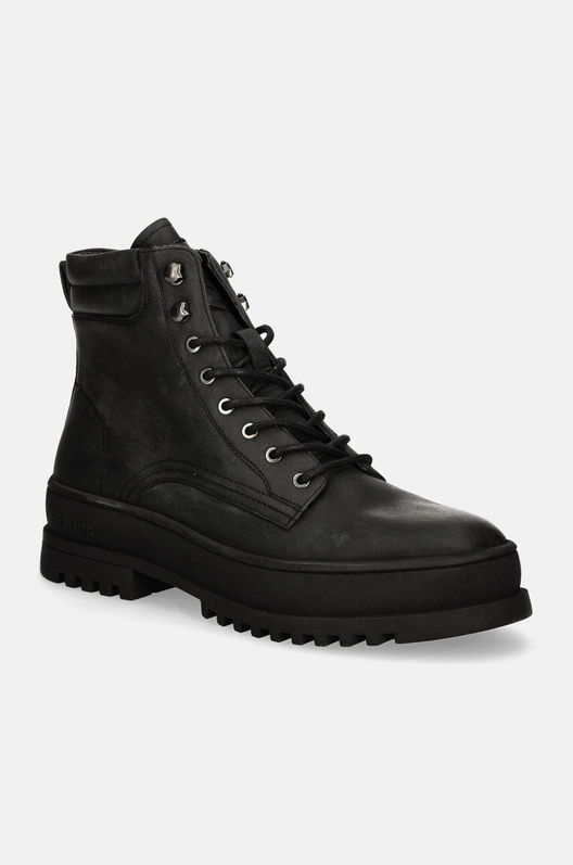 Blauer Bocanci De Piele IUKA Barbati, Culoarea Negru, F4IUKA01.LEA