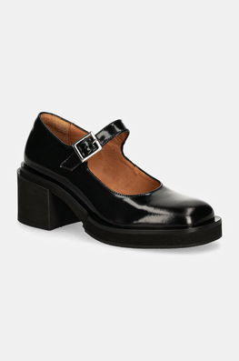 Billi Bi Pantofi De Piele Culoarea Negru, Cu Toc Drept, A7070