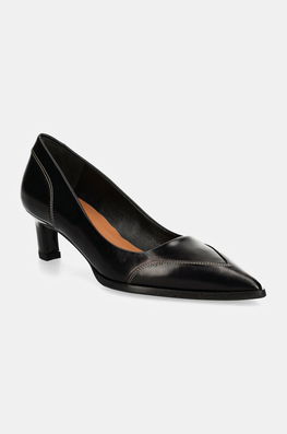 Billi Bi Pantofi De Piele Culoarea Negru, Cu Toc Drept, A7467