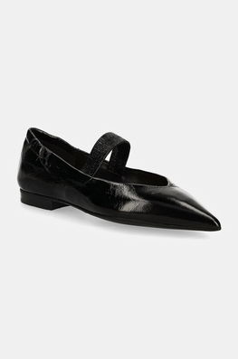 Billi Bi Balerini De Piele Culoarea Negru, A7421
