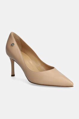 Baldinini Stilettos De Piele Culoarea Bej, D5B071P7NAPP
