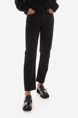 A.P.C. Jeansi Femei Medium Waist Negru