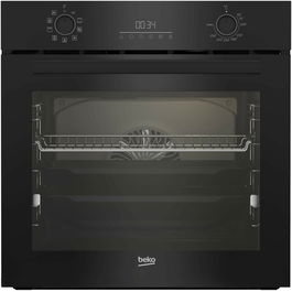 Cuptor incorporabil Beko BBIM18302BCSE, Electric, Autocuratare catalitica, 72 l, Clasa A+, RecycledNet, AEROperfect, Rafturi telescopice, Soft close door, Touch si Butoane, Grill, Negru