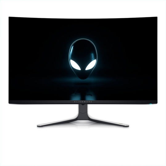 Monitor LED Alienware Gaming AW3225QF Curbat 31.5 inch UHD QD-OLED 0.03 ms 240 Hz HDR G-Sync Compatible & FreeSync Premium