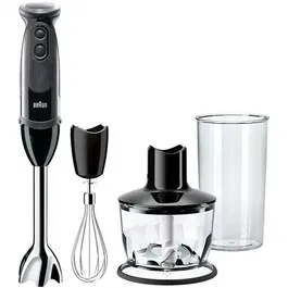 Mixer vertical Braun MQ5235BK, 1000 W, 0.6 l, 21 viteze + Turbo, Negru