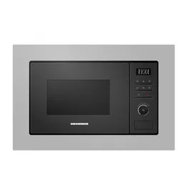 Cuptor cu microunde incorporabil HMW-MD20BISS, 20 l, Control digital, 1000 W, Inox