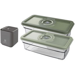 Set vidare EVFK1 Fresh Kit, 2 recipiente etanșe, Pompa vidare cu acumulator Li-Ion