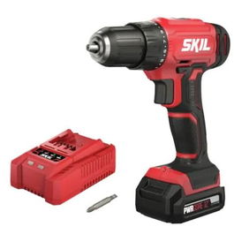 Masina de gaurit fara fir, Skil, 1 acumulator, 1300 rpm, 2700 AA, 12 V, 2,0 Ah Li-ion, Rosu/Negru