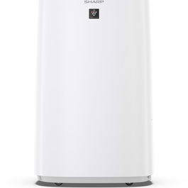 Purificator de aer smart cu umidificator Sharp UAKCP100EW,75 mp, Plasmacluster Ion-Technology, 3 niveluri de filtrare, Senzor PM2.5, Alb