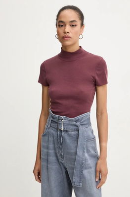 IRO Tricou Femei, Culoarea Bordo, WP19ABELLE Burgundia