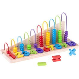 Jucarie educativa lemn - Abac Ikonka IK17736 B39017736